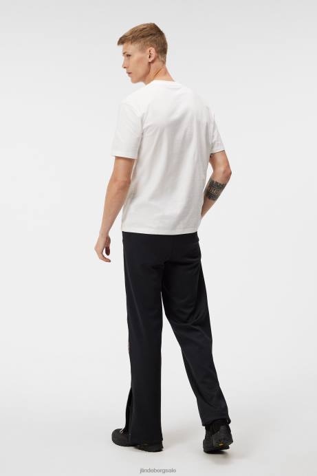 Men J.Lindeberg Cloud White Darcy Logo T-shirt Clothing 8R62934