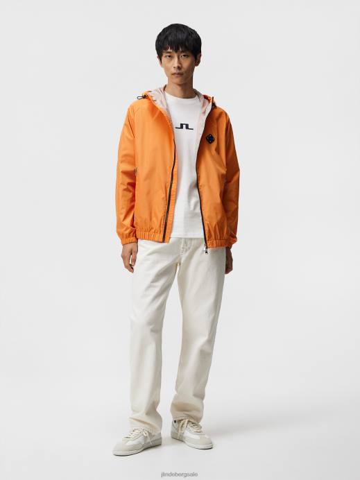 Men J.Lindeberg Cloud White Darcy Logo Tee Clothing 8R62969