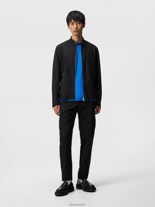 Men J.Lindeberg Lapis Blue Sid Basic Cotton Tee Clothing 8R62979