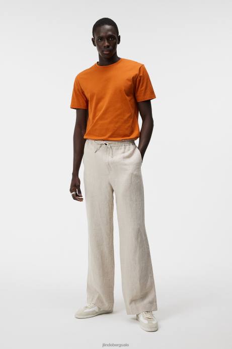 Men J.Lindeberg Minimal Sid Basic Cotton Tee Clothing 8R62946