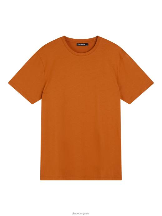 Men J.Lindeberg Minimal Sid Basic Cotton Tee Clothing 8R62946