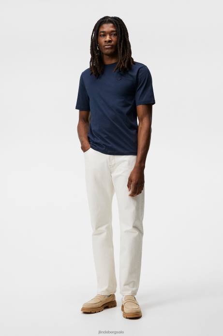 Men J.Lindeberg Navy Dale Diamond Patch T-shirt Clothing 8R62981