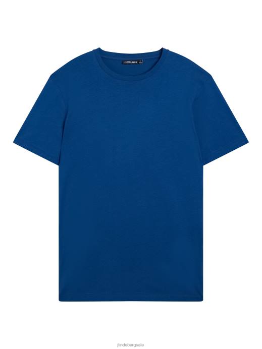 Men J.Lindeberg Navy Peony Sid Basic T-shirt Clothing 8R622132