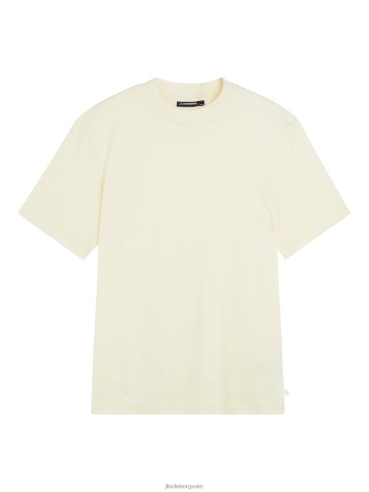 Men J.Lindeberg Pear Sorbet Ace Mock Neck T-shirt Clothing 8R62949