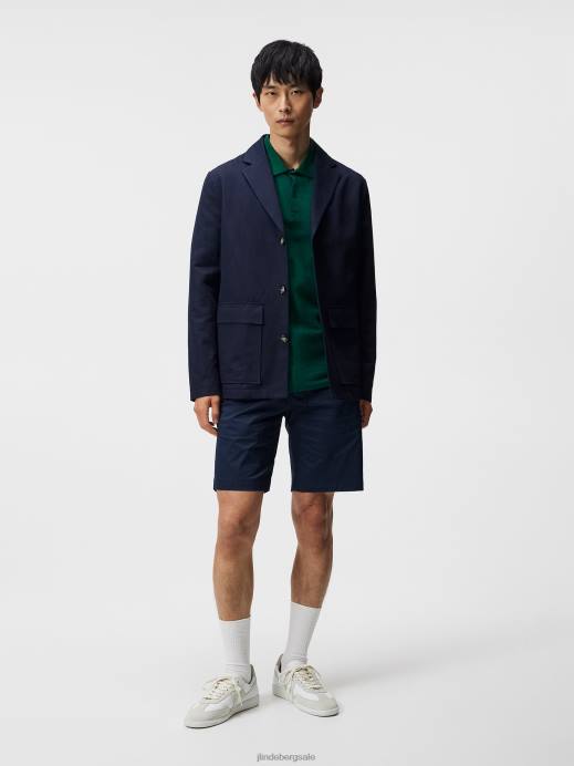 Men J.Lindeberg Rain Forest Rubi Slim Polo Clothing 8R62954