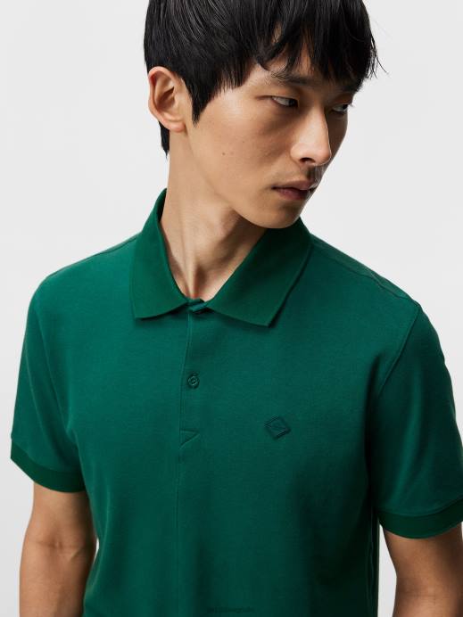 Men J.Lindeberg Rain Forest Rubi Slim Polo Clothing 8R62954