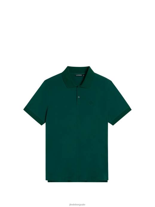 Men J.Lindeberg Rain Forest Rubi Slim Polo Clothing 8R62954