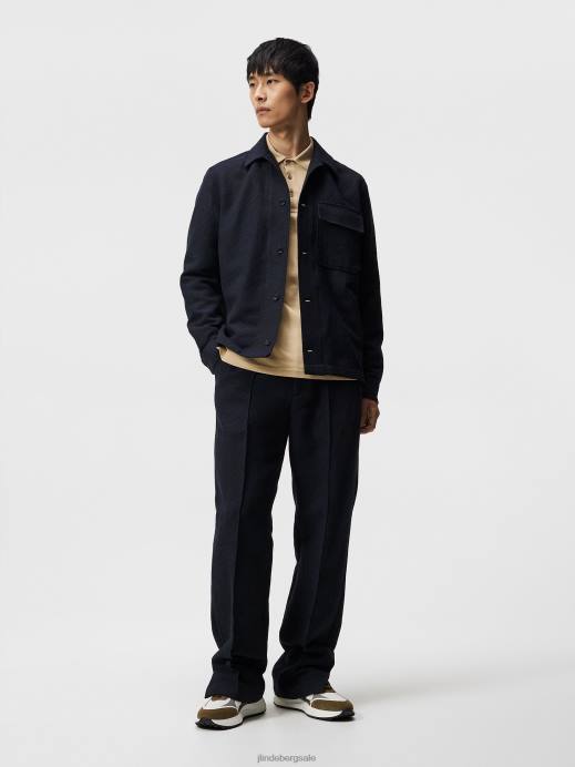 Men J.Lindeberg Safari Beige Asher Long Sleeve Polo Clothing 8R62960