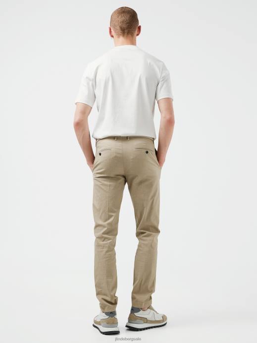 Men J.Lindeberg White Ace Mock Neck T-shirt Clothing 8R622146