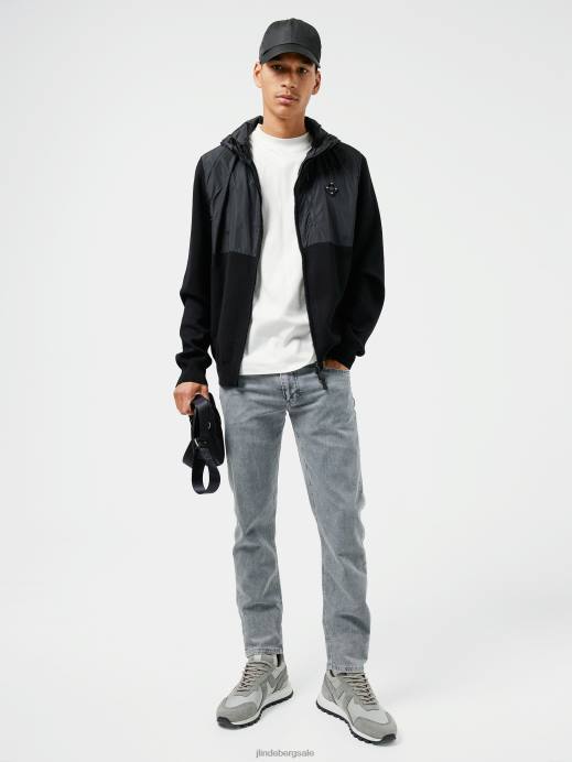 Men J.Lindeberg White Ace Mock Neck T-shirt Clothing 8R622155