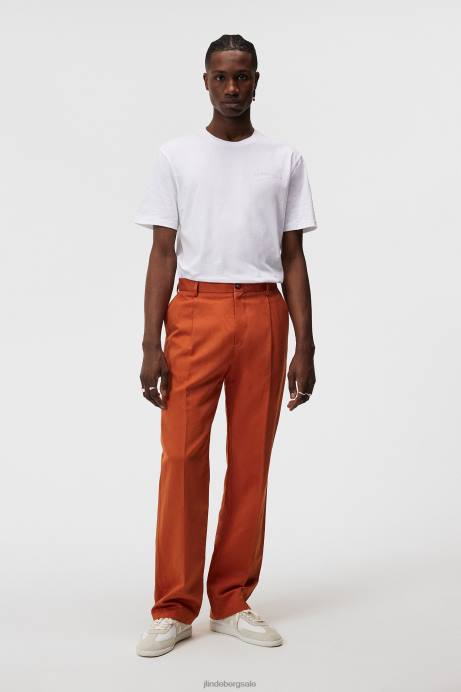 Men J.Lindeberg White Dale Seasonal Print T-shirt Clothing 8R62942