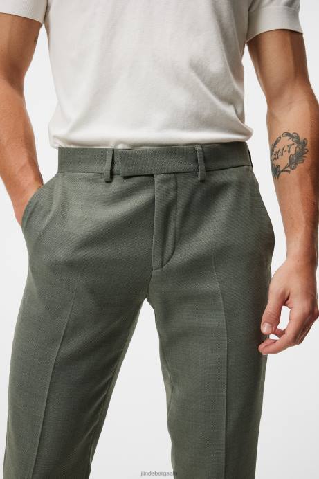 Men J.Lindeberg Aloe Grant Active Hopsack Pants Clothing 8R621224