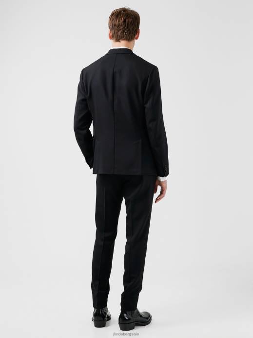 Men J.Lindeberg Black Hopper Active Hopsack Blazer Clothing 8R621233