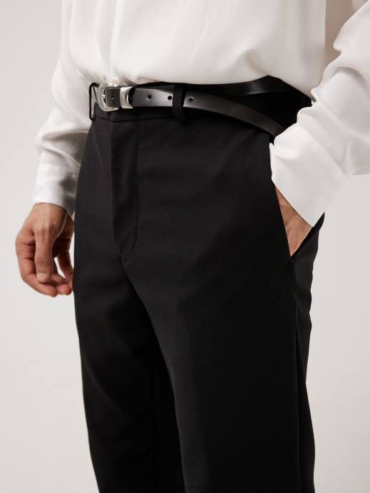 Men J.Lindeberg Black Sasha Jersey Twill Pants Clothing 8R622566