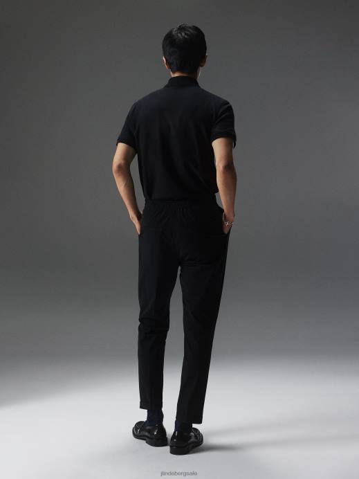 Men J.Lindeberg Black Sasha Stretch Pants Clothing 8R622552