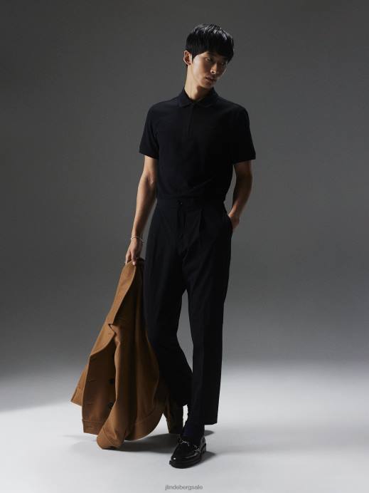 Men J.Lindeberg Black Sasha Stretch Pants Clothing 8R622552