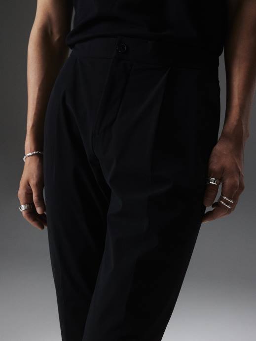 Men J.Lindeberg Black Sasha Stretch Pants Clothing 8R622552