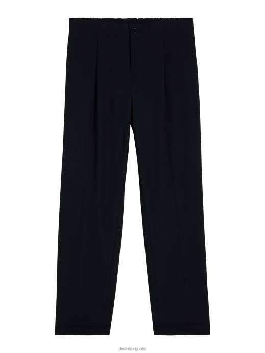 Men J.Lindeberg Black Sasha Stretch Pants Clothing 8R622552