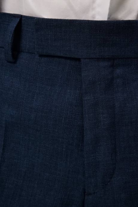 Men J.Lindeberg Blue Indigo Grant Super Linen Pants Clothing 8R621219