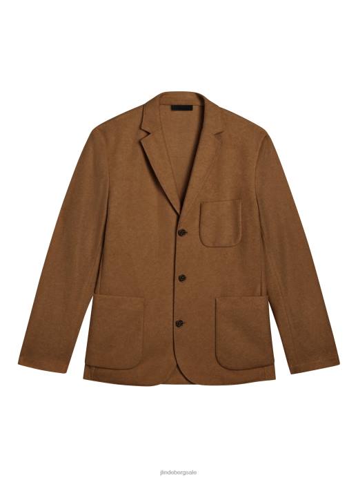 Men J.Lindeberg Chipmunk Carlton Cardigan Blazer Clothing 8R622549