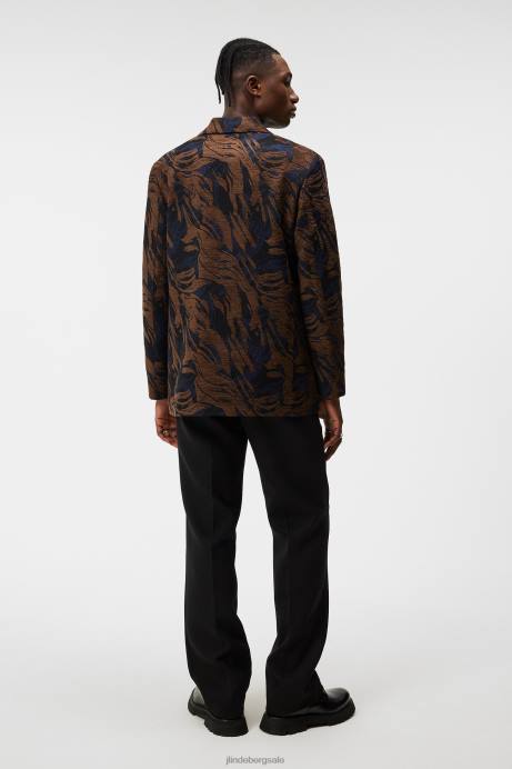 Men J.Lindeberg Delicioso David Jacquard Blazer Clothing 8R621197