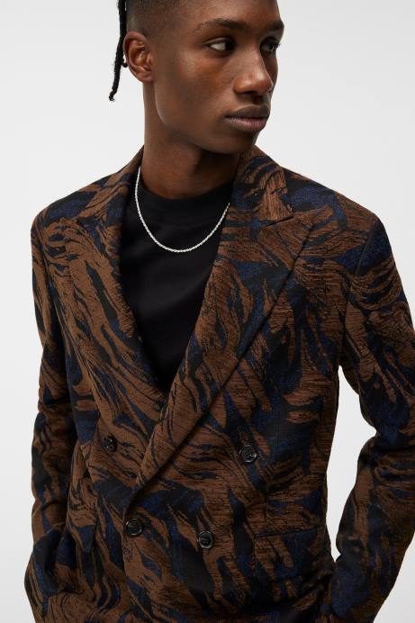 Men J.Lindeberg Delicioso David Jacquard Blazer Clothing 8R621197
