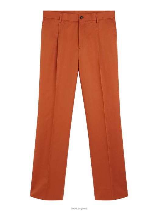 Men J.Lindeberg Minimal Haij Cotton Linen Pants Clothing 8R621204