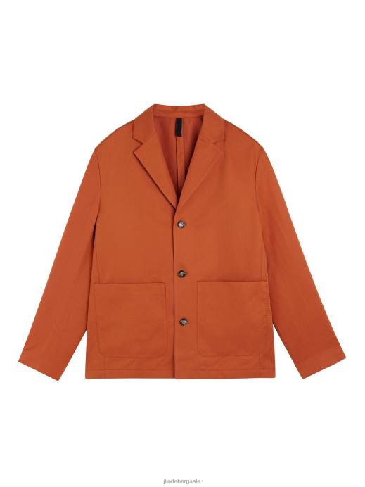 Men J.Lindeberg Minimal Jack Cotton Linen Blazer Clothing 8R621206