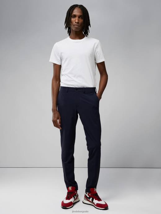 Men J.Lindeberg Navy Grant Stretch Pants Clothing 8R622557