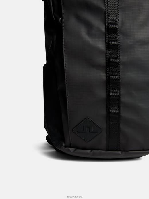 Men J.Lindeberg Black Rey Back Pack Accessory 8R62733