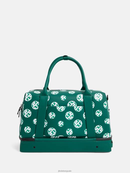 Men J.Lindeberg Rain Forest Sphere Dot Boston Bag Print Accessory 8R62799