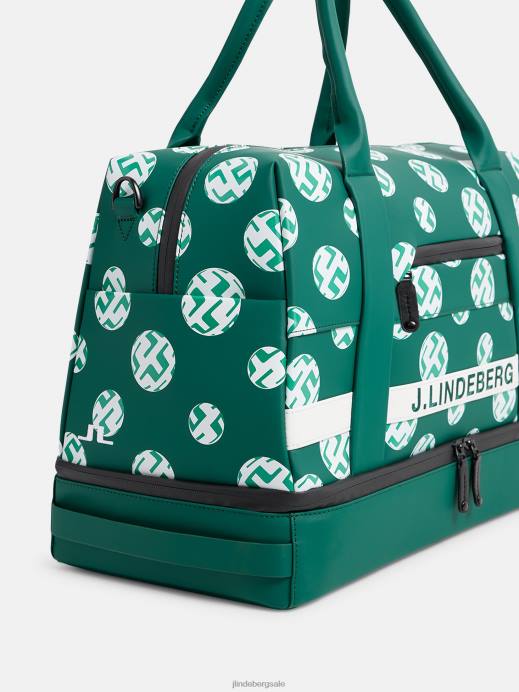 Men J.Lindeberg Rain Forest Sphere Dot Boston Bag Print Accessory 8R62799