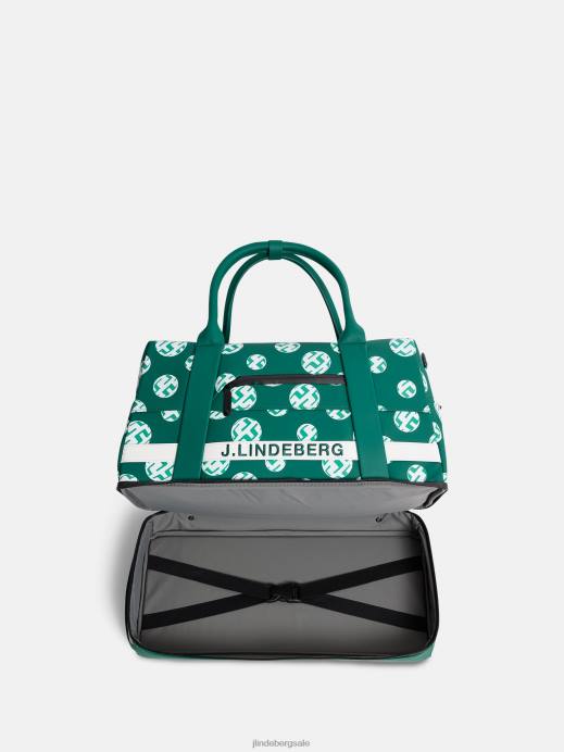 Men J.Lindeberg Rain Forest Sphere Dot Boston Bag Print Accessory 8R62799