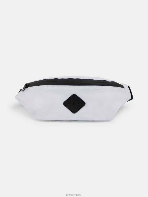 Men J.Lindeberg White Dan Waist Bag Accessory 8R62823