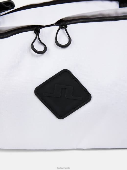 Men J.Lindeberg White Lee Racket Bag Accessory 8R62822