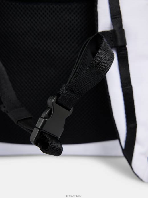 Men J.Lindeberg White Rey Back Pack Accessory 8R62820