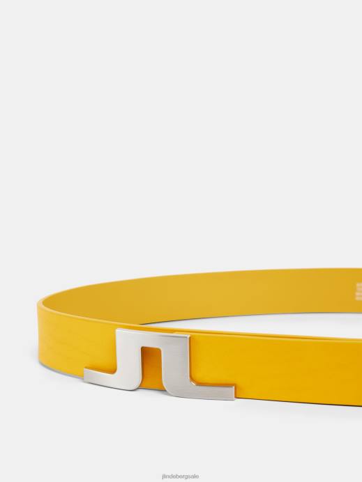 Men J.Lindeberg Citrus Bridger Leather Belt Accessory 8R62856