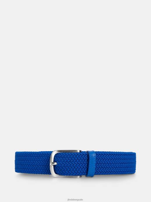 Men J.Lindeberg Lapis Blue Bernhard Elastic Belt Accessory 8R62855