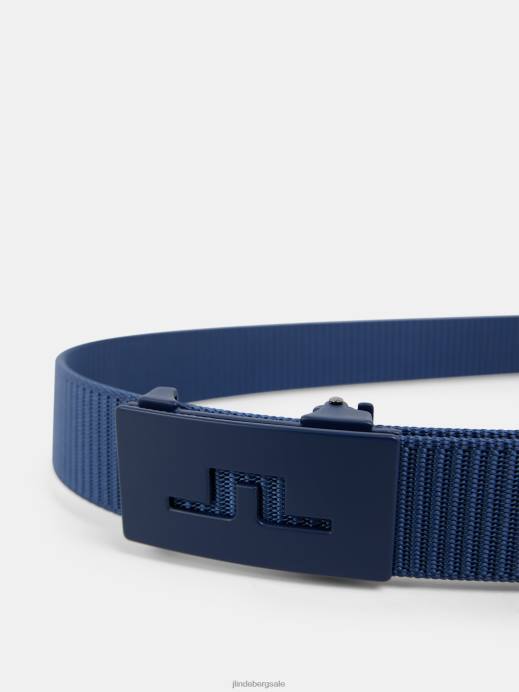 Men J.Lindeberg Navy Peony Roy Belt Accessory 8R62903