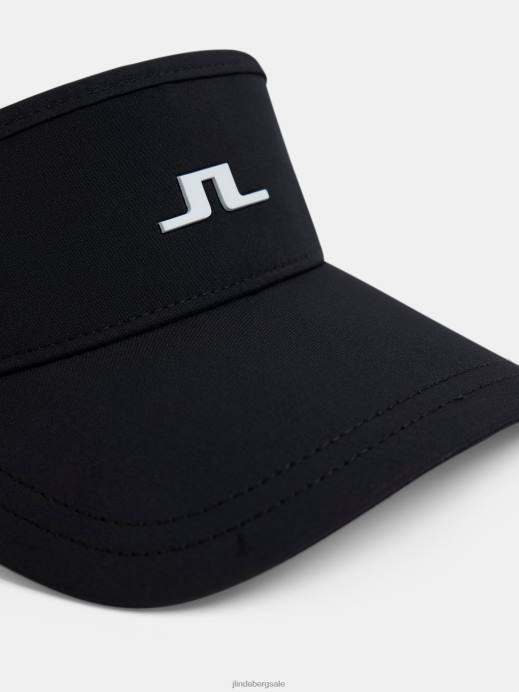 Men J.Lindeberg Black Yaden Visor Accessory 8R62890