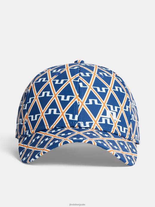 Men J.Lindeberg Estate Blue Diamond Jim Print Cap Accessory 8R62753