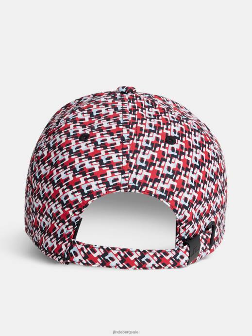 Men J.Lindeberg Micro Bridge Cherry Jim Print Cap Accessory 8R62751