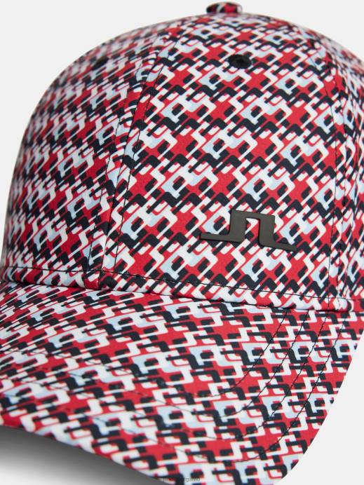 Men J.Lindeberg Micro Bridge Cherry Jim Print Cap Accessory 8R62751