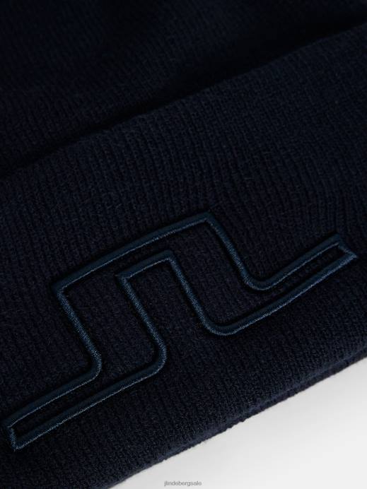 Men J.Lindeberg Navy Cory Beanie Accessory 8R62741