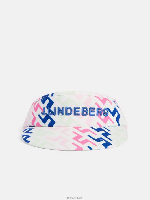 Men J.Lindeberg Pink Painted Bridge Viktor Print Visor Accessory 8R62797