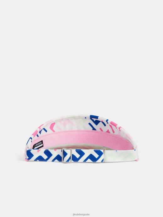 Men J.Lindeberg Pink Painted Bridge Viktor Print Visor Accessory 8R62797
