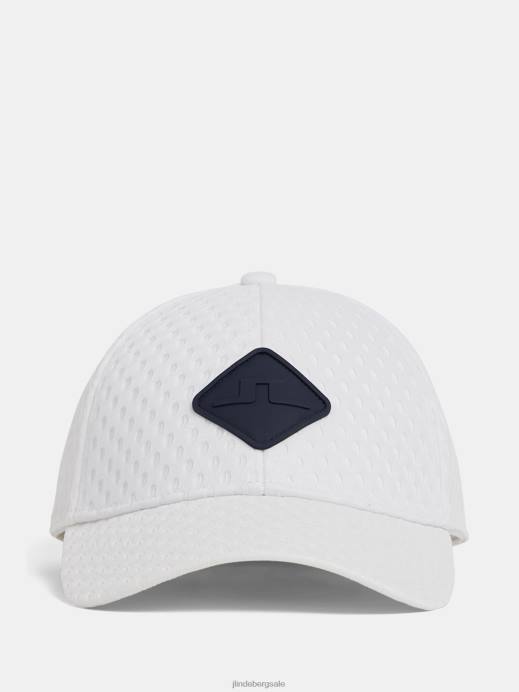 Men J.Lindeberg White Bridge Strike Cap Accessory 8R62834