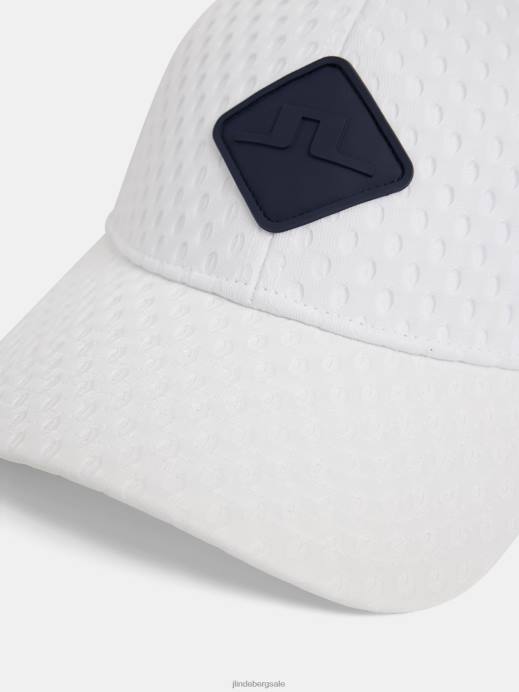 Men J.Lindeberg White Bridge Strike Cap Accessory 8R62834