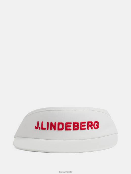 Men J.Lindeberg White Viktor Visor Accessory 8R62830