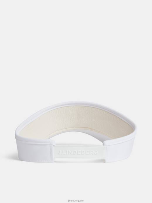 Men J.Lindeberg White Yaden Visor Accessory 8R62772